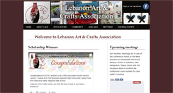 Desktop Screenshot of lebanonartandcrafts.org